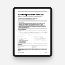 Build Inspection Checklist